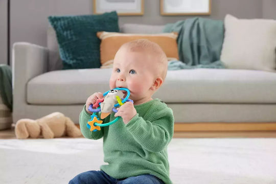 Fisher Price Otter Teething Rattle Silicone for 3 m+