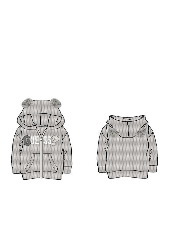 Kinderstrickjacke Gestrickt mit Kapuze BEZ