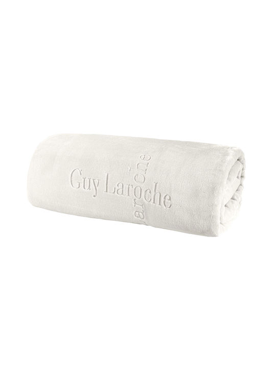 Guy Laroche Decke Kinderbett Samt Beige 110x140cm