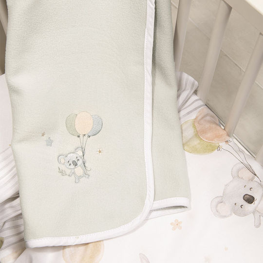 Nima Blanket Cot Fleece Beige 110x140cm