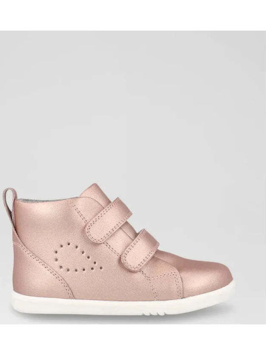Iwalk Grass Court Kids Sneakers High with Scratch Pink