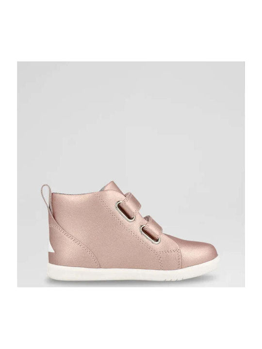 Iwalk Grass Court Kids Sneakers High with Scratch Pink