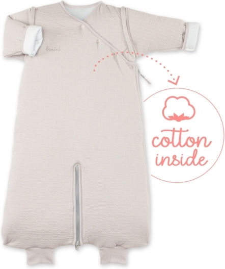 Bemini Magic Bag Winter-Babyschlafsack 3 Tog Sandy mit Abnehmbaren Ärmeln