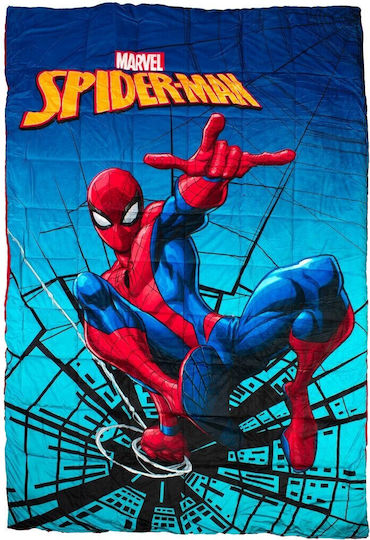 Marvel Παιδικό Κουβερτοπάπλωμα Μονό Τιρκουάζ 160x250εκ.