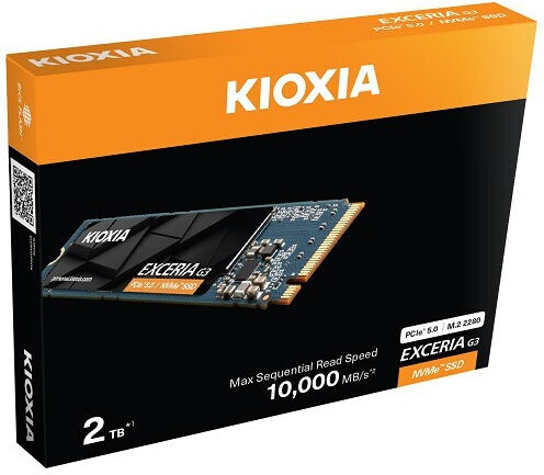 Kioxia EXCERIA G3 SSD 2TB τύπου PCle Card με σύνδεση PCI Express 5.0 LVC10Z002TG8