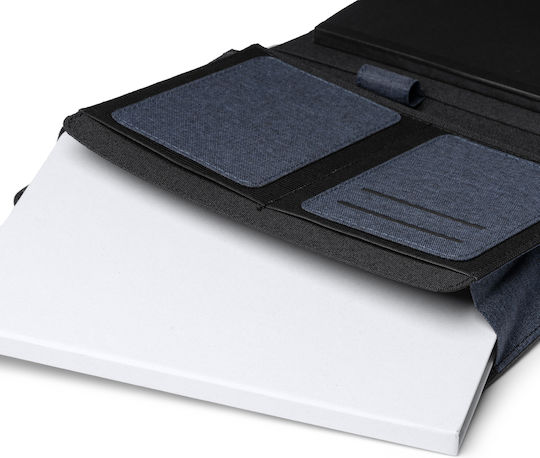 Notebook 80 Sheets A5 with Pen Holder Gray