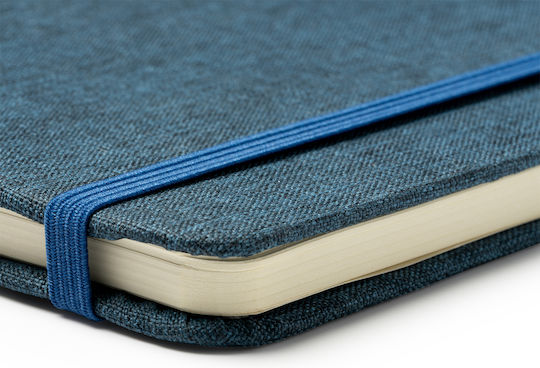 Notebook 80 Sheets A5 with Elastic Gray