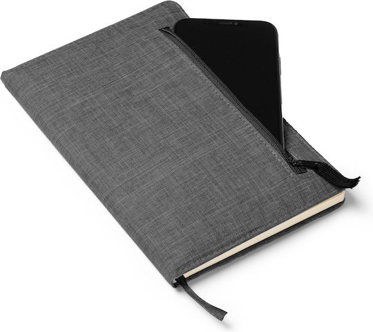 Notebook 80 Sheets A5 Gray
