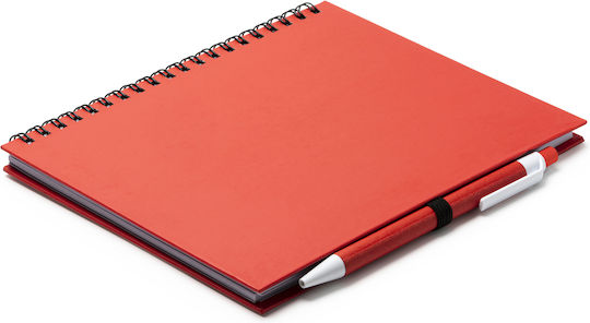 Notizbuch Spirale 70 Blätter mit leeren Seiten Orange