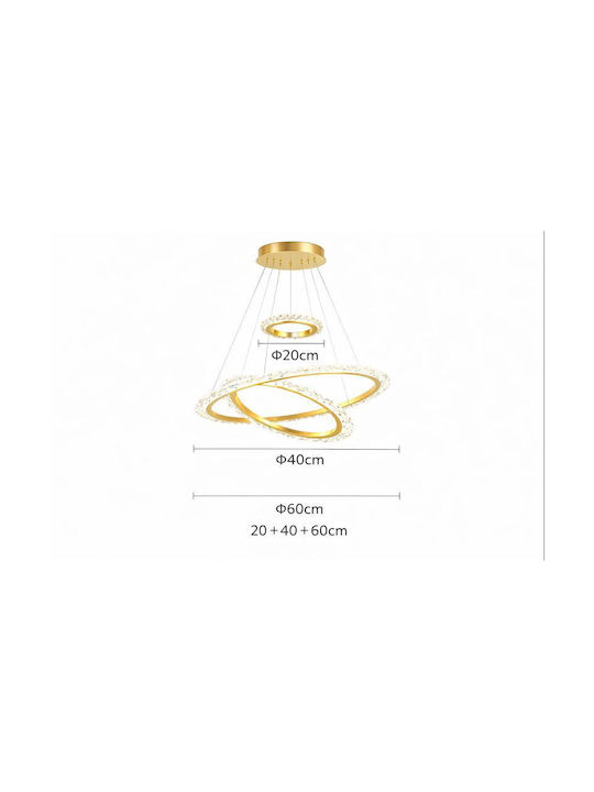 Adjustable Pendant Light Gold
