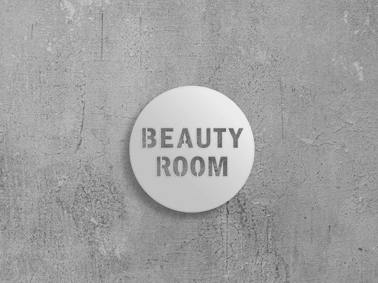 Beauty Room – Πινακίδα Σήμανσης Ανοξειδωτο-ατσαλι-inox