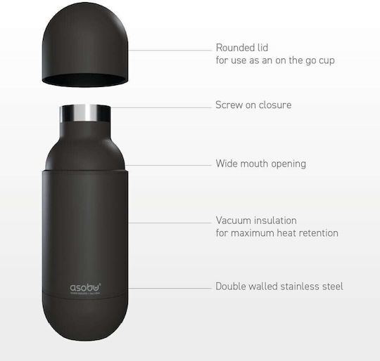 Asobu SBV30 Bottle Thermos Stainless Steel 420ml Multicolour
