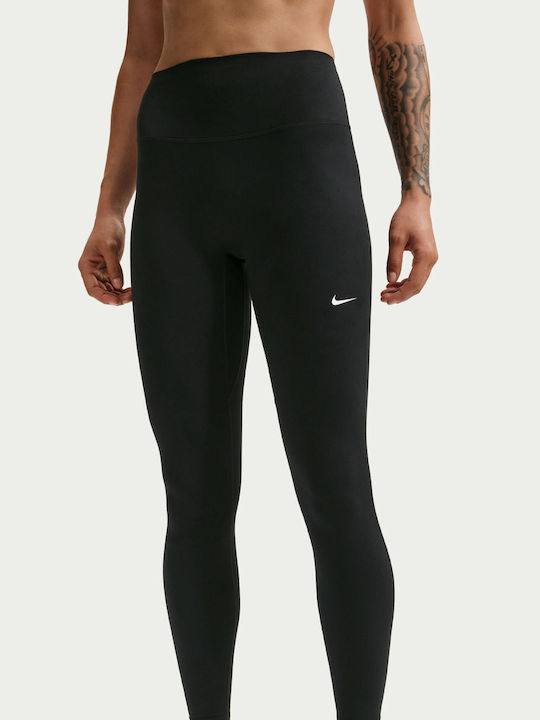 Dri-Fit One Training Women's Cropped Leggings High Waist Black / White