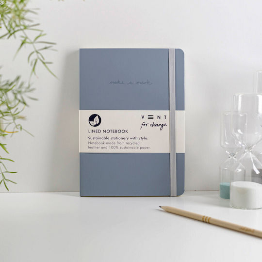 Vent Notebook A5 Ruled Blue