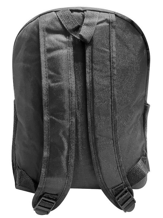 Justnote School Bag Backpack Junior High-High School Black with Water Bottle Holder