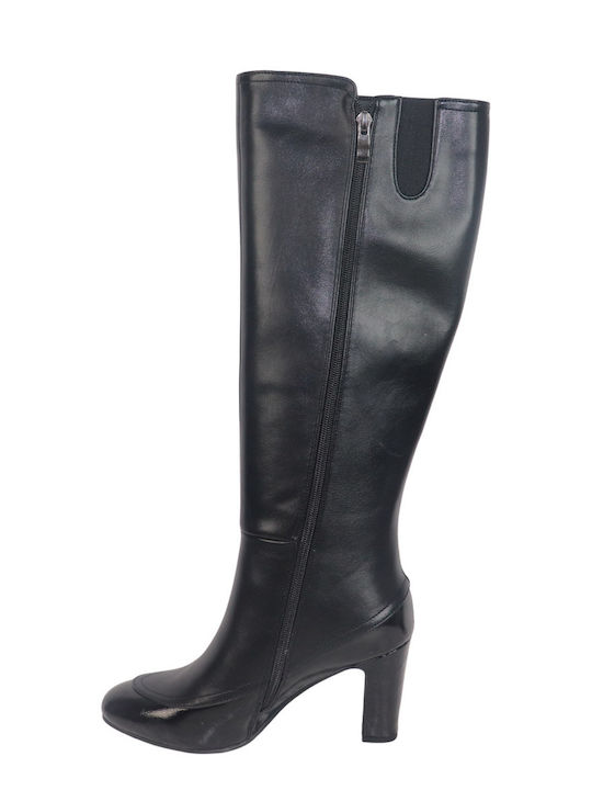 Damenstiefel mit hohem Absatz Schwarz