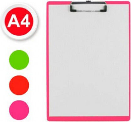Папка с клипборд MP Double Fuchsia PC126s