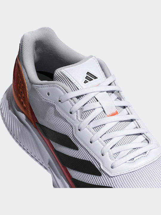 adidas Courtquick Ανδρικά Παπούτσια Padel Λευκά