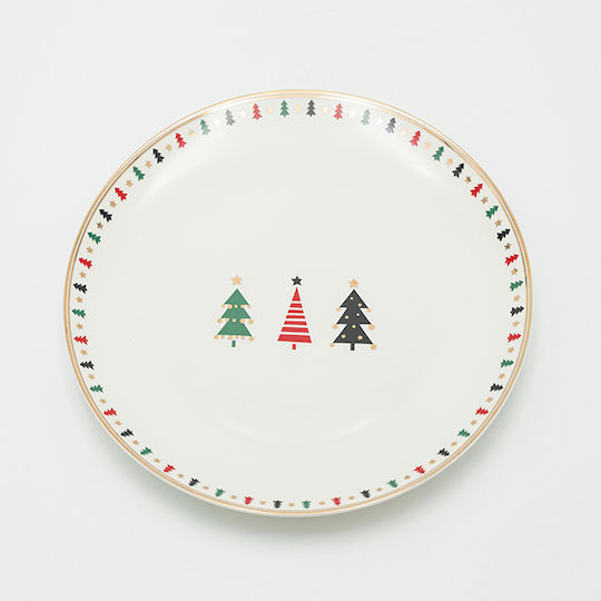 Platou Spatulă Cu Braduleți Colorați 26.70cm