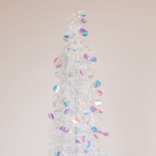 Christmas Decorative Plastic Tree Cone 150cm White