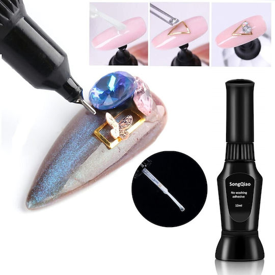 Lipici Design Pentru Unghii Uv Charms Și Strass 12ml