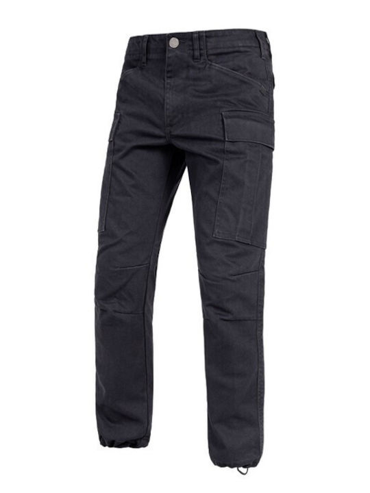 John Doe Cargo Regular Καλοκαιρινό Ανδρικό Παντελόνι Μηχανής Μαύρο