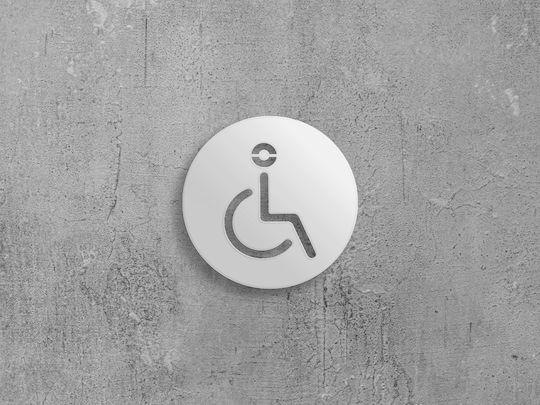Wc Αμεα – Πινακίδα Σήμανσης Ανοξειδωτο-ατσαλι-inox