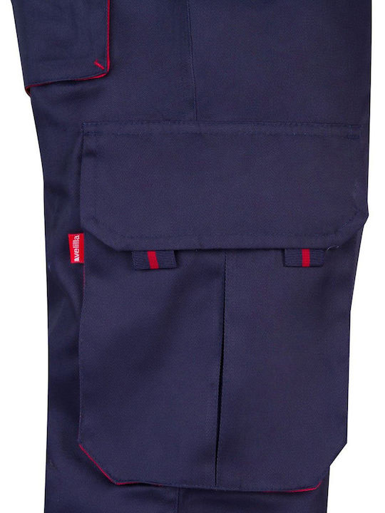 Velilla Pantaloni de Lucru Albastru marin