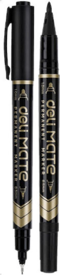 Deli Permanentmarker Black 12Stück