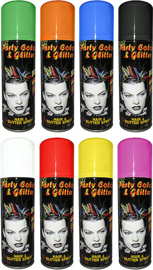 Party Color & Glitter Karneval Haarspray 125ml Grün