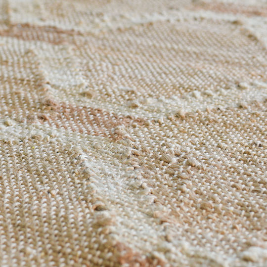 Ravelia Chainlink Χαλί Ορθογώνιο Καλοκαιρινό Ψάθινο Rust 70x140cm