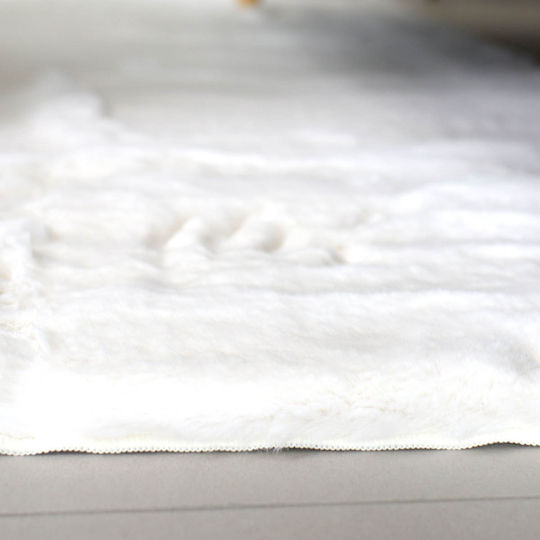 Ravelia Anti-slip Rug Round Furry Ecru