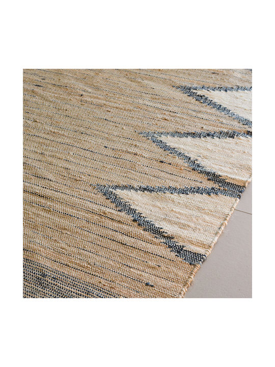 Ravelia Χαλί Ορθογώνιο Ψάθινο Καφέ 70x140cm