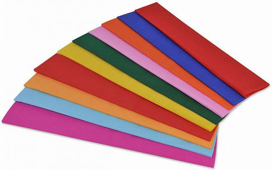 Hârtie creponată europeană 50x200 diverse culori