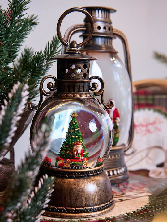 Fylliana Christmas Gold Lantern 20x11cm