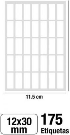 Madrid Papel Notebook Labels 175pcs