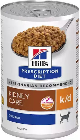 Hill's Prescription Diet k/d Kidney Care Υγρή Τροφή Σκύλων σε Κονσέρβα Διαίτης με Κοτόπουλο 370gr