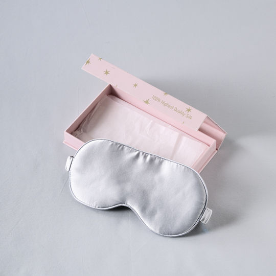 Kentia Stylish Silk Silk Sleep Mask 20x9cm Gray