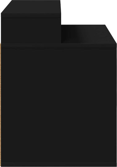 vidaxl Katzenbett Schwarz 42,5 X 40 X 53,5 cm Bearbeitetes Holz
