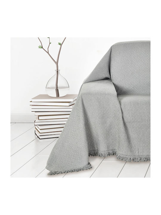 Whitegg Armchair Throw Chenille 180x180cm 1 Petrol Blue