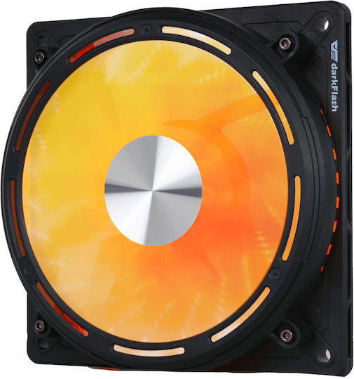 Darkflash Explore DE8 Case Fans 120mm 1900rpm 55.22cfm with ARGB Lighting and 4-Pin PWM Connection
