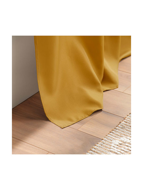 Curtain with Grommet Essentiel Yellow 1612631 140x280cm