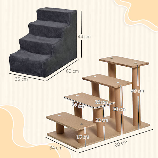 Scară Trepte Auto Pentru Câine Bronz