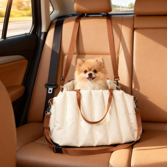 Pawhut Dog Carrying Beige Bag for 5kg Pets
