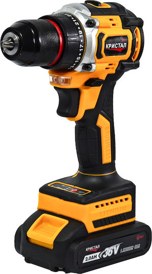 Δραπανοκατσάβιδο Μπαταρίας Brushless 36V 2x2Ah