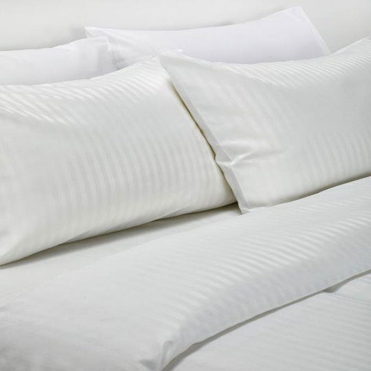 Whitegg Σετ Σεντόνια Μονά 170x260εκ. Ba155 White (4τμχ)