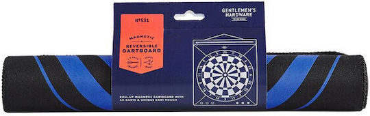 Gentlemen's Hardware Dartboard Roll Set with Target and 6 Magnetic Arrows