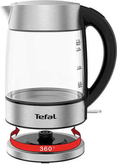 Tefal Βραστήρας 1.7lt 2400W Γκρι