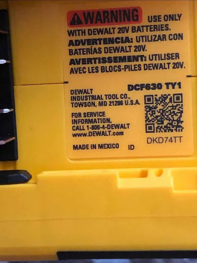 DEWALT DCF630N Κατσαβίδι Γυψοσανίδας Μπαταρίας Solo Brushless 18V