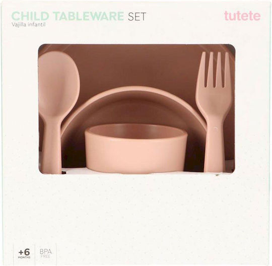 Tutete Feeding Set made of Plastic Orange 7pcs